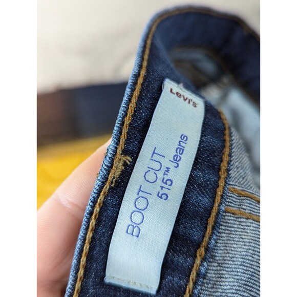 LEVI'S 515 Boot Cut Medium Blue Denim Jeans  14M 155160065 - Picture 7 of 9